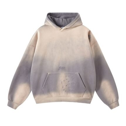 Men's Acid Wash Oversized Pullover Hoodie